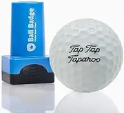 HODL 21 Ball Badge - Golf Ball Stamp, Self-Inking Golf Ball Stamper, Golf Ball Marker, Reusable Golf Ball Marking Tool to Identify Golf Balls - Reusable Ink Stamp for Golf Balls
