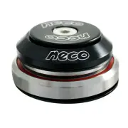 NECO Full Integrated Headset 1-1/8" - 1.5" Tapered 7.8mm Top Cone , Black