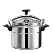 NNEOBA 7L Heavy-Duty Aluminum Pressure Cooker Explosion-Proof Design Silver