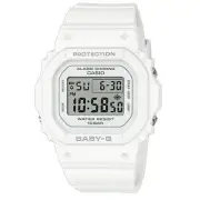 BABY-G BGD-565U-7 | White Minimalist Digital Watch | Shock Resistant | 100M Wate