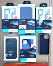 Apple iPhone 11 Pro Case 6 Lot 1 is Max 1 is OEM Leather Folio White Blue Brown