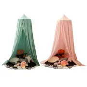 Soft Bed Canopy for Girls Princess Hanging Dome Tent with Hook and Sticker KotFS