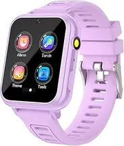 Jwatch Kids Smart Watch for Boys Girls 6-12 with Pedometer Audio Book Camera Music Player Birthday (Purple)…