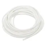 Silicone Foam Seal Strip, 3 M(9.8FT) 1.5mm(0.06")Dia Round Solid Sponge, White