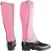 [HyLAND] Childrens/Kids Two Tone Amara Half Chaps (UK Size: L) (Pink/Grey)
