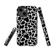 For Apple iPhone 13 mini Case, Armour Back Cover, Cow Pattern