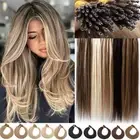 Thick Nano Ring Bonds Tip Human Hair Extensions Micro Loop Beads Full Head 1g/s