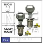 Nice Door Lock Barrel - Pair, NDL22C