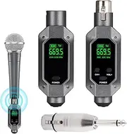 Wireless Microphone Adapter ? to Bluetoth Converter, Professionals Audio Adapter | Cordless Mic Connector for Dynamic Mics, Pa Systems, Mixers, Dj Equipment, Studio Recordings