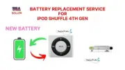 iPod Shuffle 4th Generation Battery Replacement Service-I’ll fix it