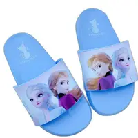 在飛比找樂天市場購物網優惠-台灣製冰雪奇緣拖鞋-水藍 - 女童鞋 拖鞋 室內鞋 兒童拖鞋