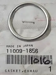 1 NEW Genuine Kawasaki Factory Stock Original Exhaust Pipe Gasket OEM 11009-1856