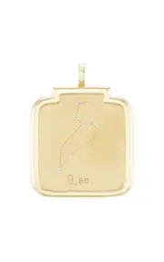 [Sorellina] 18K Yellow Gold Leo Zodiac Pendant
