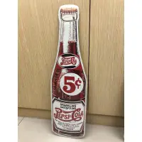 在飛比找蝦皮購物優惠-復古 稀少品 Pepsi Cola 百事可樂 5分 可樂瓶子