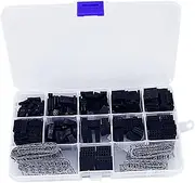Gatuida 620pcs Wire Connector Wire Jumper Connector Crimp Pin Header Electronic Jumper Pin