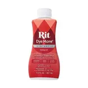 Vibrant Red Revive Fabric Dye - 7oz Liquid Dye for Synthetic Fabrics - Wide Colo