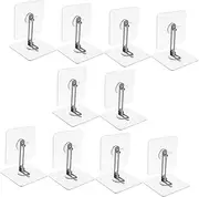 PEPLAYTAL 10Sets No Drill Tip Furniture Wall Anchors Proofing Dresser Anchors for Enhanced Stability Easy Installation Efficient Fixation Prevent Tipping Accidents