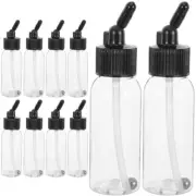 10 Pcs Airbrush Paint Bottles Mini Empty for Painting Mixing Cups 30ml Jars