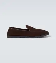 [George Cleverley] George Cleverley Cornwall suede loafers AU 9 brown
