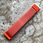 Spicy Orange Sports Hook and Loop Adjustable Nylon Band Strap for Fitbit Versa