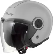 LS2 OF620 Classy Solid, open face helmet , color: Grey , size: XS