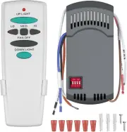 Universal Ceiling Fan Remote Control Kit with up down Light for Hampton Bay Har