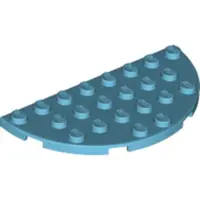 在飛比找蝦皮商城優惠-LEGO零件 圓形平板 4x8 湖水藍色 22888 613