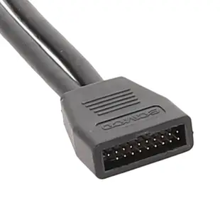 Ez 主板 USB 19Pin 公頭轉 19Pin 20Pin 母頭轉換器電纜內置 USB3 0 19Pin 20Pin