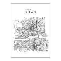 在飛比找蝦皮購物優惠-宜蘭地圖 - CITY MAP ART PRINT  YIL