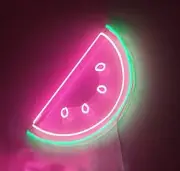 Watermelon Fresh Fruit 22"x13" Acrylic Neon Sign Lamp Light Beer Bar Dimmer VY