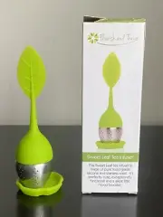 Flourish And Thrive Food Silicone Tea Infuser Strainers Stainless Herbal Spice F