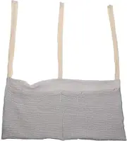 ANDRESLAD Crib Organizer Baby Stroller Bag Cotton Storage Pouch Strap Portable Organizer for Toys Pacifier Bottle Side Sling Stroller Bag