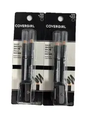 CoverGirl Easy Breezy Brow Fill + Define Eye Pencils 500 Black, (2 Packs) Sku2