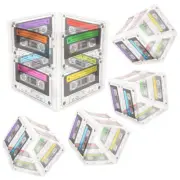 5 Pcs Party Favor Box Cassette Tape Table Decor Gift Packing Cases