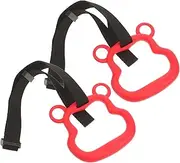 GOOHOCHY Safe Kids Gymnastics Rings 1 Pair Home Exercise Equipment Fun Versatile Gymnastics Bar Toys