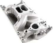 Aluminum Dual Plane Vortec Air Gap Intake Manifold Compatible With Small Block SBC 350 1996-up Automobiles Parts Air Intake System