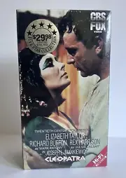 Cleopatra Betamax Tape CBS Fox Beta Video SEALED w/ Watermarks 1988 1143 not vhs