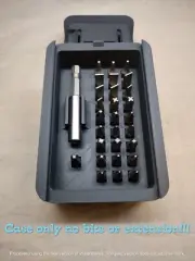 MAKITA BIT HOLDER CASE BATTERY HEX RACK HOLE STORAGE 1/4 INCH SCREWDRVER M18