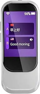 Smart Instant Language Translator Device,Portable Foreign Language Real-Time 2-Way Translations for Learning Shopping Travel Hello Yearn for FANDIAO