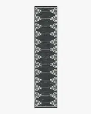 75' x 365' | Machine Washable Runner Rug | Kid & Pet Friendly | Indoor Rug | Sloane Black Rug | Ruggable
