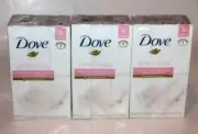 LOT (3) DOVE PINK ROSA BEAUTY BAR SOAP DEEP MOISTURIZING CREAM TOTAL 18 BARS