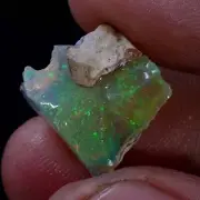 09.00 Ct Natural AAA+ Ethiopian "Play-Of-Color" Ultra Fire Opal Rough Gemstone