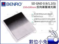 在飛比找Yahoo!奇摩拍賣優惠-數位小兔【BENRO 百諾 100X150mm SD GND