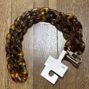 A New Day Chain Link Shoulder Handbag Strap Brown