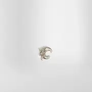 [JEAN PAUL GAULTIER] Polsino per orecchie con anelli multipli tono Silver