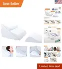 Adjustable Orthopedic Bed Wedge Pillow Set, Reading Pillow & Back Support for...