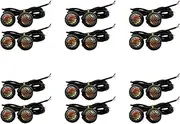 Mellisso 24 Pcs Car 12V 23mm Dual Color Switchback 4014 12 LED Drl Eagle Eye Daytime Light, 750085192