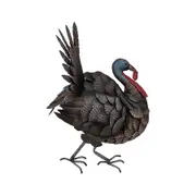 Willow & Silk Hanging Metal 61x42cm Mr Turkey/Bird/Animal Wall Art/Home Decor