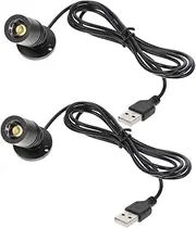 OSALADI Led Counter Spotlight Under Cabinet Led Light USB Mini Spotlight for Jewelry Display Easy Installation Angle Adjustment