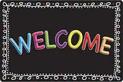 [ASHLEY PRODUCTIONS] Smart Poly, The Original Fun Mat, Welcome Mat, 15.5" x 23.5", Chalk Loops, Welcome